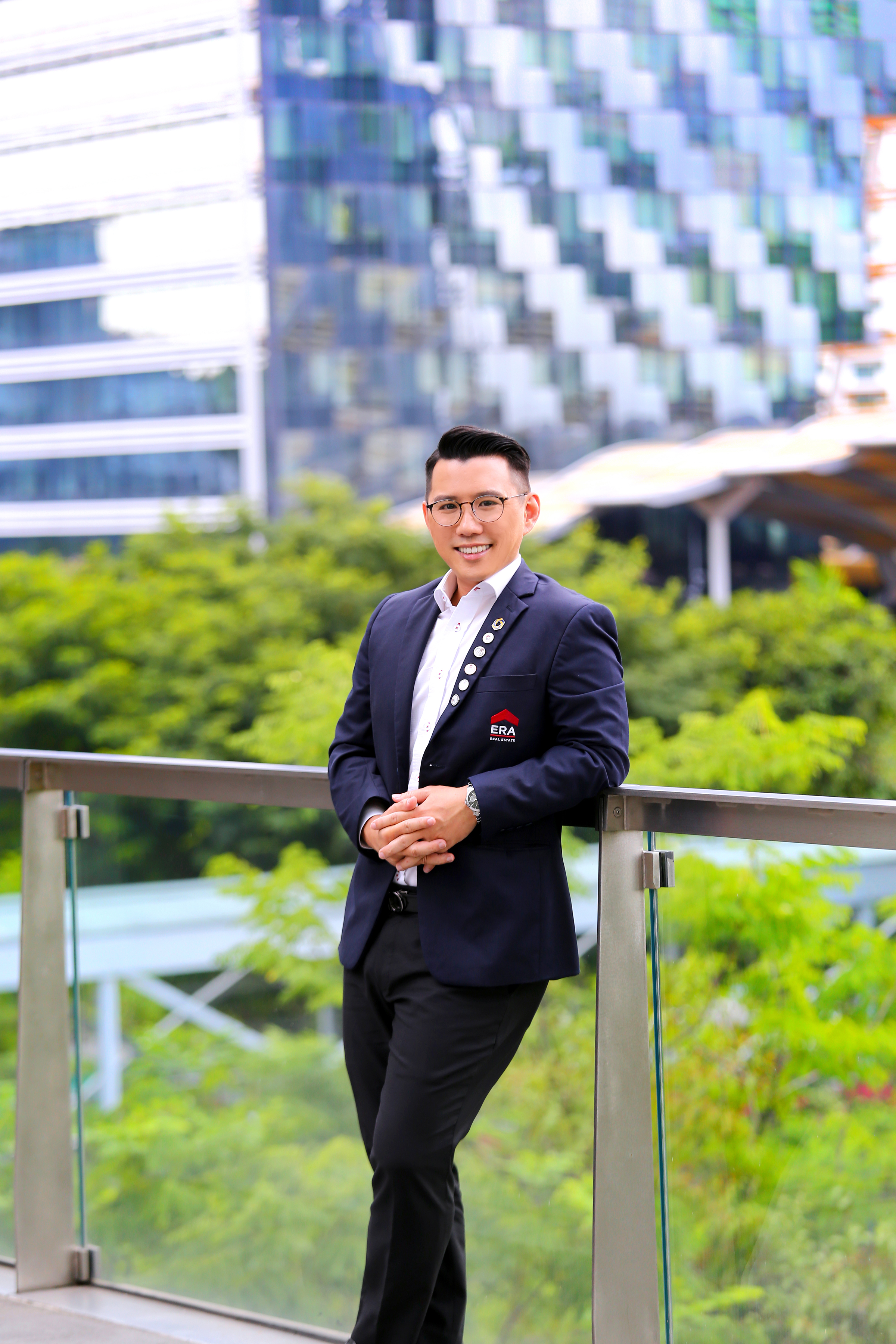 Ryan Lim PropNex Singapore licensed property agent outdoor professional portrait